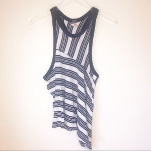 Free People | We the Free Navy & White Striped Top